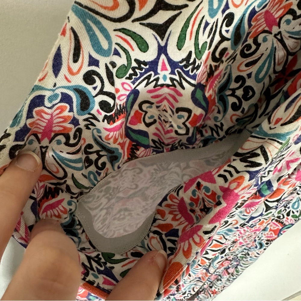 Cynthia Rowley Colorful Print Racerback Dress - Picture 3 of 5